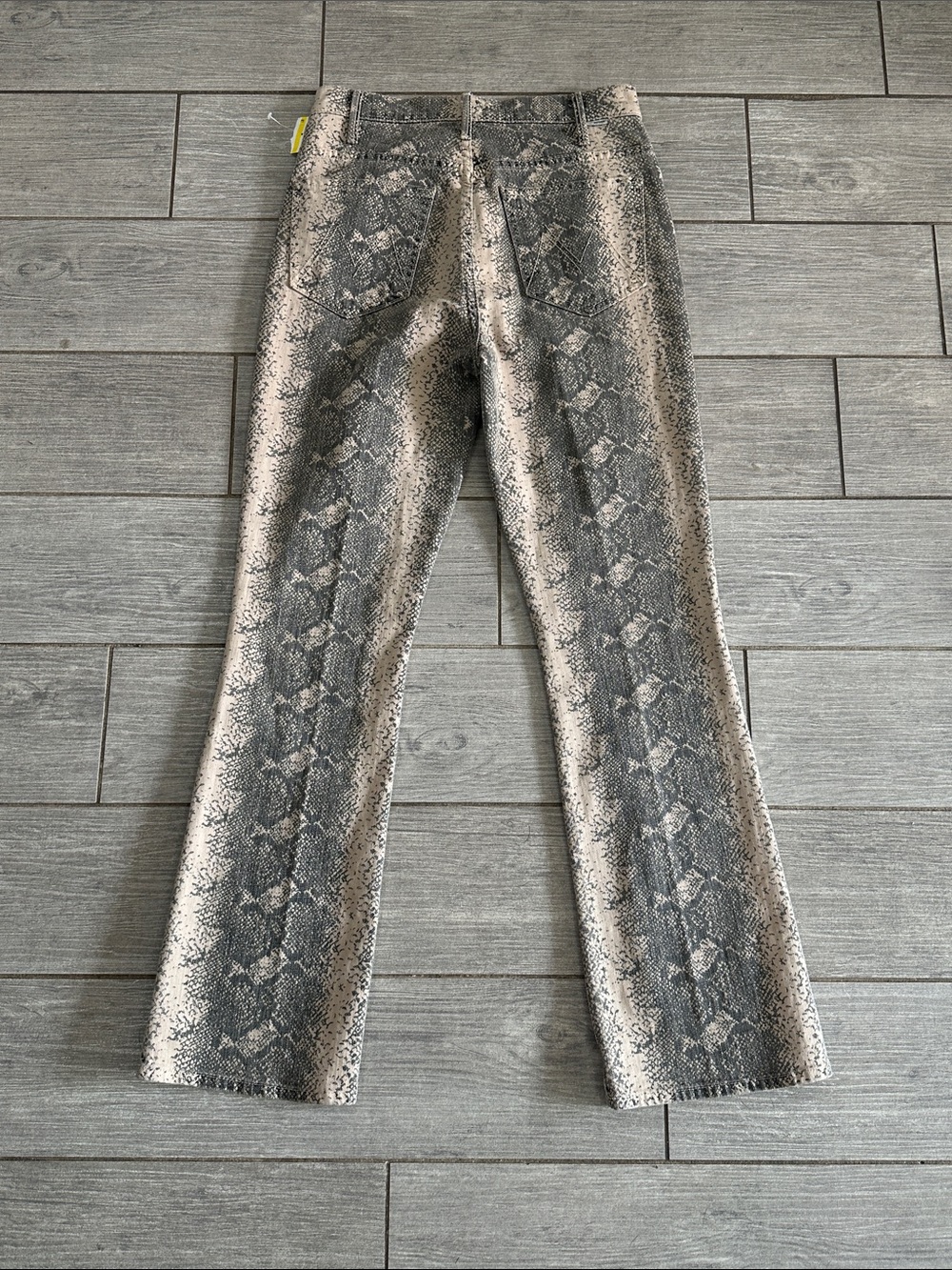 Mother Jeans The Hustler Flood Ankle Wide Leg Jeans in Boa Babe New! - Picture 11 of 16